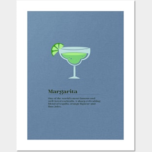 Margarita: A Sharp Cocktail Made with Tequila Posters and Art